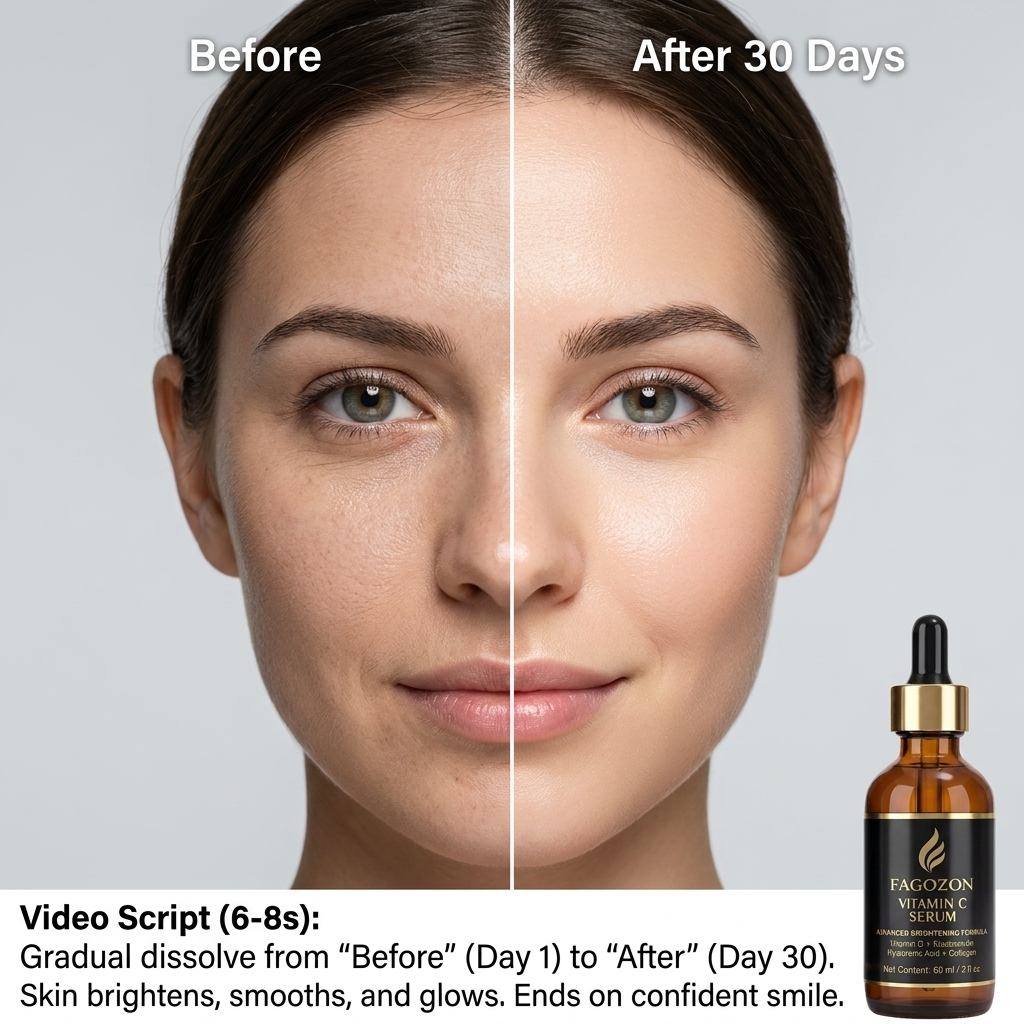 FAGOZON™  Vitamin C Serum | Brightening Face Serum
